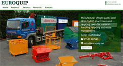 Desktop Screenshot of euroquip.net