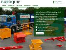 Tablet Screenshot of euroquip.net